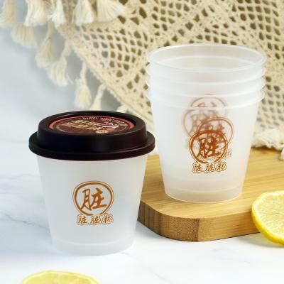 China Celebrity Dessert Plastic Food Grade And High Temperature Resistant Chinese Manufacturers Pudding Ice Cream Bake-Resistant Online Cup for sale