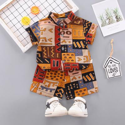 China Fashion\Comfortable\durable baby boy clothes stylish shirt suits worn by toddler boys for summer 2020 summer clothes collection for sale