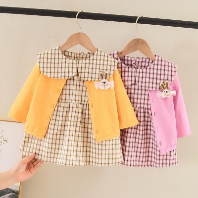 China Wholesale Children's Clothing 2020 Casual Dress Girl Autumn Leaves Dress for sale