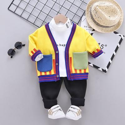 China Wholesale gentleman jack clothes kids casual clothing three piece kids designer winter jacket winter clothes for kids high collar for sale