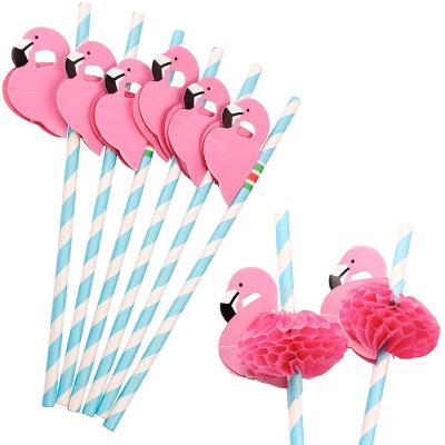 China China Wholesale Decor Ester Party 3D 3Ply Eco Friendly Disposable Paper Straw for sale