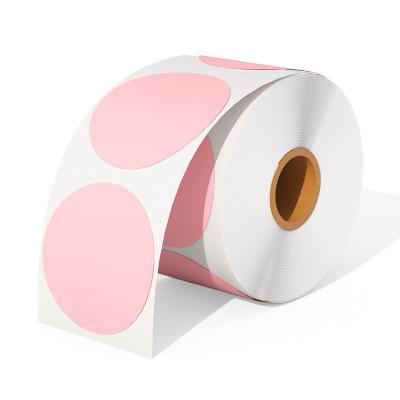 China Amazon Hot Selling Gift Waterproof Eco-Friendly White Kraft Paper Customized Stickers Roll Up Logo Label for sale