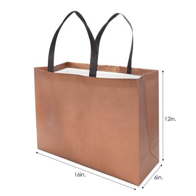 China Single Foldable Luxury Large New Handled Most Popular Shopping Eoc PP Non Woven Bag for sale