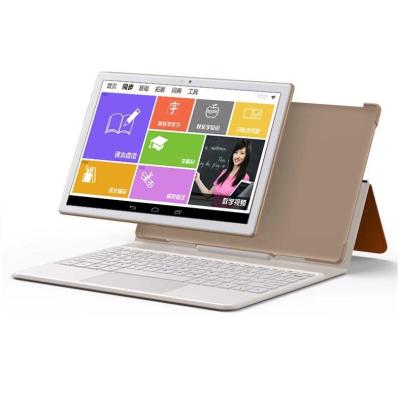 China Anti-dust New Product 10.1 Inch 2 in 1 Tablet PC 4G Lte Android 10 tabletas/PCs with Touchpad Cover Leather Keyboard for sale