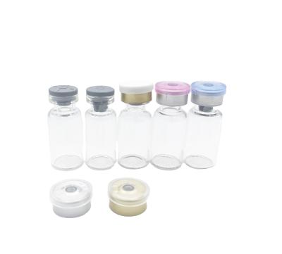 China Personal Care Glass Vial With Metal Cap Hair Ampoule Vial Glass Tubes for sale