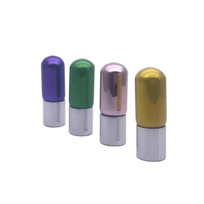 China Personal Care Roller Bottle Frosted Cosmetic Use Gold Rollball Bottle for sale