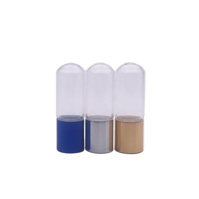 China Hot Selling Cosmetic Package Essential Oil 1ml Glass Bottle With Rollerball Fancy UV Coated Bottles for sale