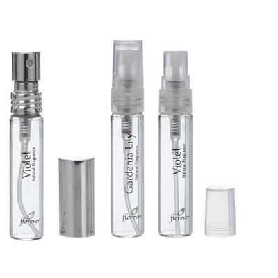 China Personal Care 5ml Clear Spray Glass Perfume Bottles PUMP SPRAYER for sale