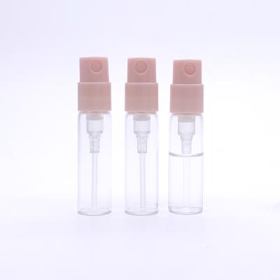 China Glass Personal Care 2ML Refillable Perfume Atomizer Sprayer Bottles for sale