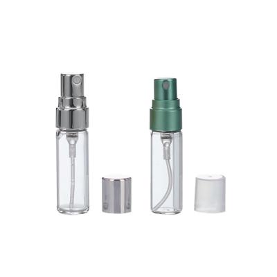 China Personal Care Wholesaler Market 5ml Fragrance Perfume Glass Oil Bottle With Spray Pump Set for sale