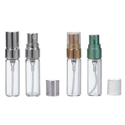 China Refillable Perfume Atomizer 5ml Glass Bottle For Perfume , Mist Channel 5ml Perfume Glass Bottle for sale