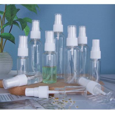 China Factory Direct Cosmetic Portable Transparent 5ml-250ml PET Mini Screw Press Spray Perfume Plastic Bottles for sale