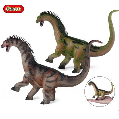 China Wholesale Dinsoaur Figures Oenux 2 Color Simulation Amargasaurus Cazaui Dinosaur Model Action Figures Home Decoration Kids Gift Toy for sale