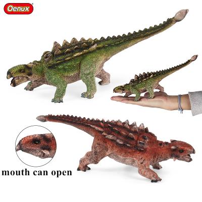 China High Quality New Saichania Oenux Wholesale Dinsoaur Figures Model Action Figures Big Size PVC Decoration Kid Home Toy Jurassic Dinosaur Figures for sale