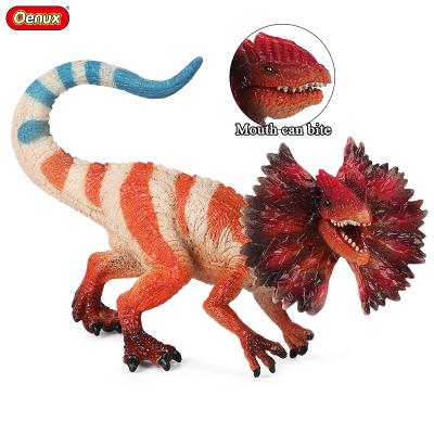 China Wholesale Jurassic Dinosaur Model Toy Oenux Dinosaur Dilophosaurus Model Toy Action Figures Birthday Gift Kids Collection Toy New for sale