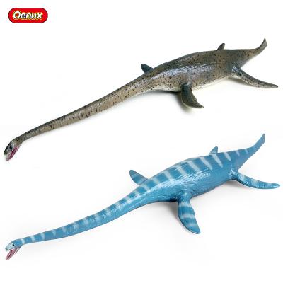 China Original Oenux Wholesale Realistic Thalassomedon Dinosaur Model Action Figures Thalassomedon Model Figurines Home Decor Christmas Gift Child Education Toy for sale