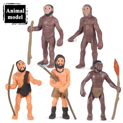 China Educational Animal Christmas Gift Action Figures Kids PVC Model Toy Human Evolutionary History Miniature Toy Oenux Wholesale Emulational Collectible Animal Growth Cycle Action Numbers for sale