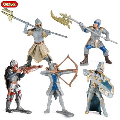 China Miniature Crossbowmen Minifigs Model Home Decor Kids Toys Christmas Gift Knight Figurines New Action Numbers Model Toy Oenux Wholesale Action Numbers for sale