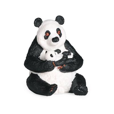 China PVC Cake Toppers Toy Panda Raccoon Model Home Decor Wholesale Panda Action Figures Collection Toy Oenux for sale