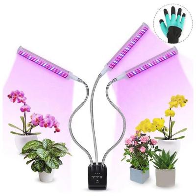 China Seed Starting Grow Lights For Plants 72W Indoor Similar Sunlight Full Spectrum Plant Grow Lamp For Phyto Seed Lamp With Timing Function for sale