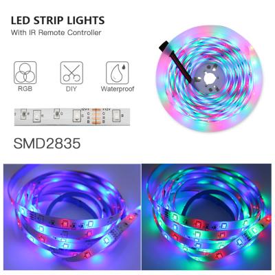 China Residential RGB Led Strip Suit 2835 Light Color Changing With Remote 44 Music Master Radio For Decoration for sale