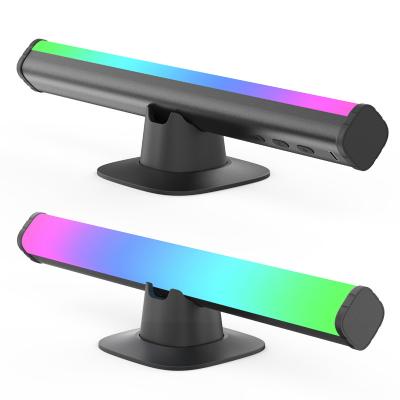 China Modern High Quality Intelligent Rechargeable RGB Voice Control Led Music Level Light Gathering Lamp Rhythm Lights for sale