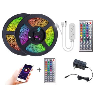 China 33.8 ft Residential RGB Rope Lights Music Sync 44 Key Remote Control and Compatible with Alexa/Google Assistant WiFi Led Strip Light for sale