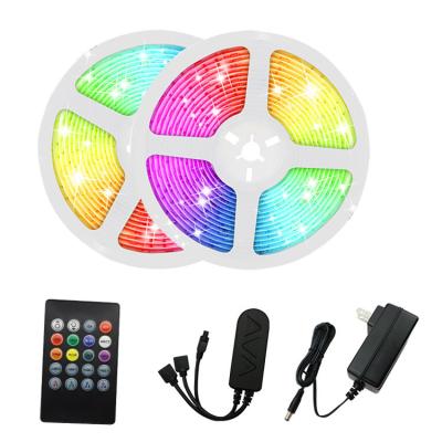 China High Quality Modren Dmx Pixel Light Led Neon Strip Lights 5050 RGB Color Strip Moves Under 5050 5M Controller for sale