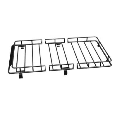 China 4*4 Durable Off Road Parts Aluminum Alloy Roof Luggage Carrier Roof Rack Luggage Basket For Cowboy JK JL for sale