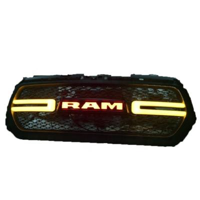 China Best Selling Dodge Ram Grille Led Lights Red Light White Amber Light Led Letters For Ram Car Front LED Risk Free Drive for sale