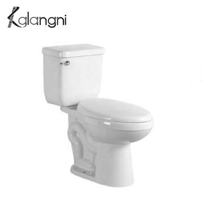 China South America Cheap Double-Flow Strap WC Toilet Bowl Set Two-Piece Ceramic Price - Buy South America Toilet,Card T work from South America for sale