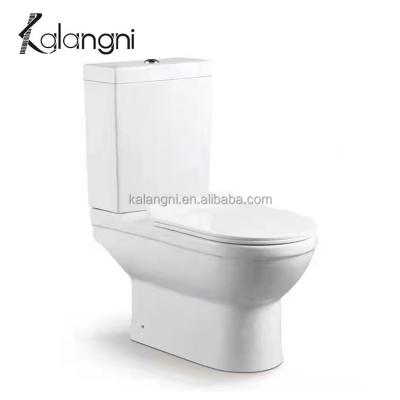 China Double-Flow South America Clip Siphonic 2 Piece Single Flush 2 Piece Bathroom Lavatory WC Economic Cheap Toilet for sale