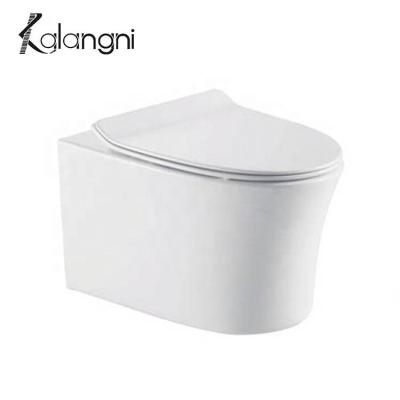 China Hidden Cistern Factory Supplier Sanitary Ware Wall Hanging Ceramic WC Suspend Back Wall Mounted Toilet for sale