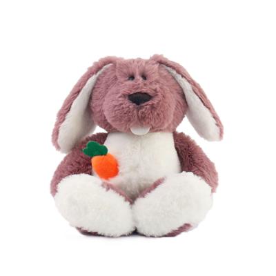 China Girl's Birthday Gift Lovely Handmade Super Cute Plush Toy Rabbit Toy With Carrot for sale