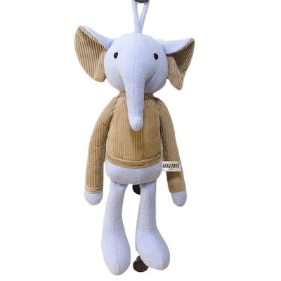 China Promotional or Gift Custom Plush Doll Toys Soft Stuffed Ear Long Leg Elephant Toys for Children for sale