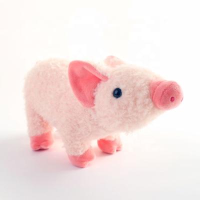 China OEM Funny Pink Pig Toy Soft Toy Custom Stuffed Stangding for sale