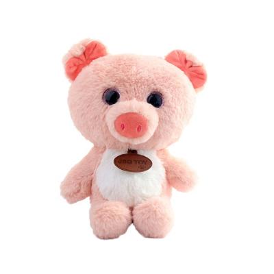 China Custom Funny Kids Cartoon Pig Plush With Big Eyes for sale