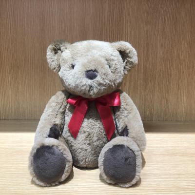 China Cute custom plush teddy bears for valentine's day stuffed teddy bears with ribbon for sale