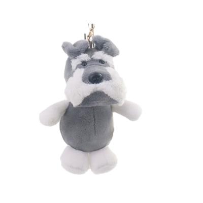 China Promotional or gift key chain of new plush dog various key chain creative cute fur plush key chain for sale