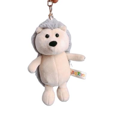 China Wholesale Mini Plush Hedgehog Plush Toy Customized Promotional Or Gift Key Chain for sale