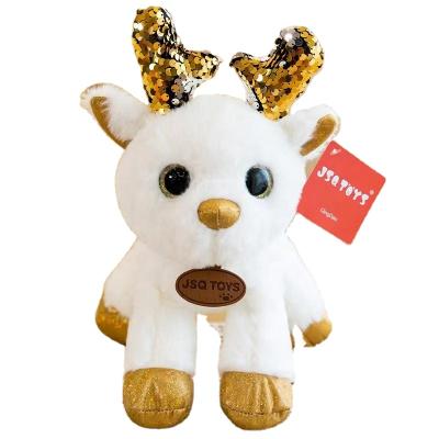 China Promotional Gifts Wholesale Customizable Super Soft Stuffed Deer Elks Reindeer Toys For Children Christmas Reindeer Plush Animated Toys for sale