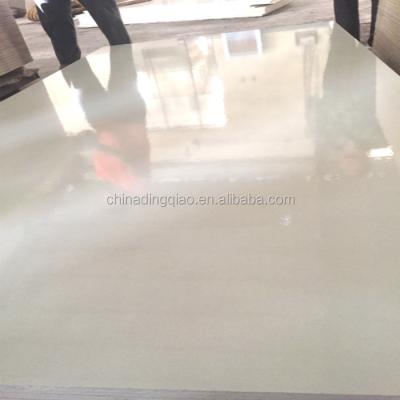 China 1220*2440*17mm Warm White E1 Formica Laminated HPL Plywood For Israel Market for sale