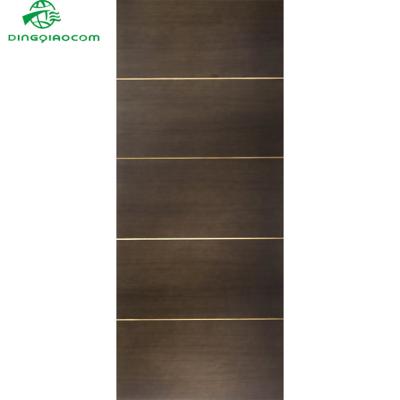 China Commercial Interior Paint Non Swing PVC Wood Door for sale