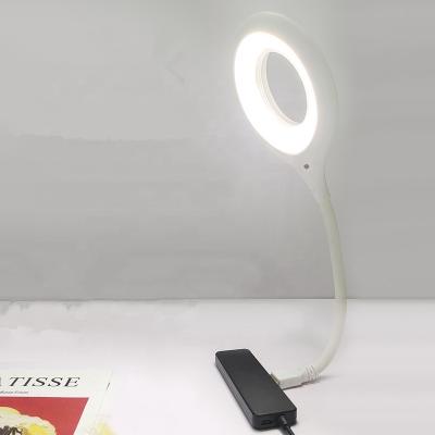 China Newest Flexible Portable Portable Desk Reading Table Night Lights Creative Smart USB LED Voice Console Light Foldable Lamp for sale