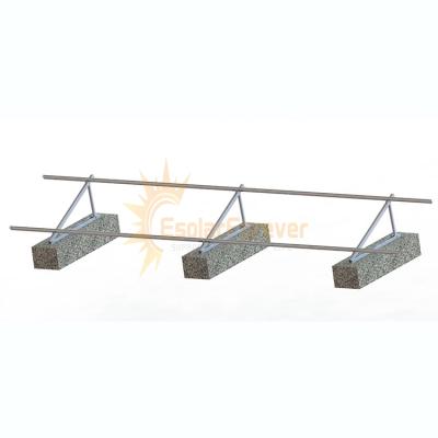 China Al6005-T5 Flat Roof Aluminum Support Structure For Solar Panel Solar Roof Racking for sale