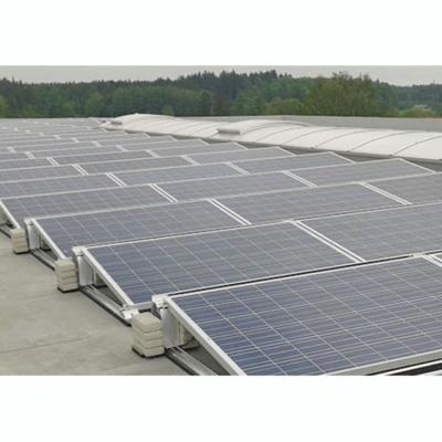 China Industrial Aluminum Adjustable Mounting Bracket Solar Panel Flat Roof PV Mounting System for sale