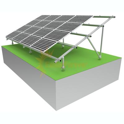 China Al6005-T5 / SUS304 Aluminum Solar Panel Ground Mounting Solar Ground Racking Structure for sale