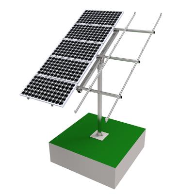 China Al6005-T5 Single Pole Earth Mounting System With Aluminum Brackets Solar Pole Mount for sale