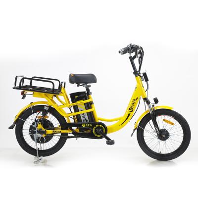 China Carbon Steel For Delivery Electric Bike Up To 70 Kilometer Delivery Electric Cargo Bike for sale