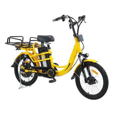 China carbon steel electric delivery bike ride out e-delivery bike electric bicycle pizza delivery electric bike for sale